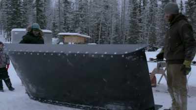 Struggling against nature
to kinda scrape by and just - Life Below Zero: Next Generation