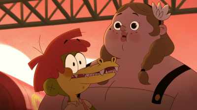 -[Stucky] Y'all can try and run now…
-[air hissing] - Arlo the Alligator Boy