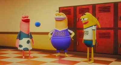 -[student] Did you hear something?
-[groans] - Plankton: The Movie