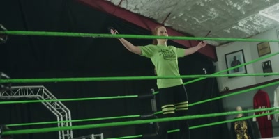 [student wrestlers cheering] - Monster Factory
