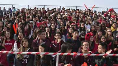 [students cheering]
[students applauding] - Try Harder!