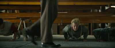 - (STUDENTS GRUNTING)
- We'll do 50 push-ups, - The Boys in the Boat