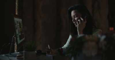 Stuff.
I tried to call you before. - Violet