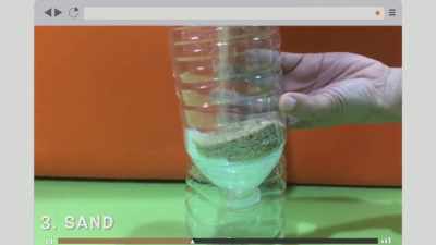 Stuff the base and top it off with a layer of sand. - Zombies! Prepping for the Apocalypse