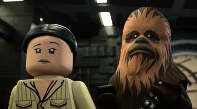 Stupid Wookiee planet.
All fur and tree pollen. - LEGO Star Wars Holiday Special