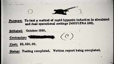 Subproject 128 tested a method of rapid hypnotic induction, - The Minds of Men