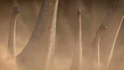 Success will depend instead
on other hunters on the prowl. - Prehistoric Planet