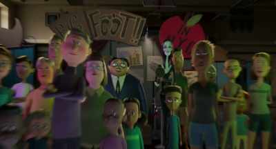 Such as, "Please don't come
to my science fair." - The Addams Family 2