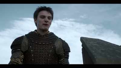 Such brave words
from a boy hiding behind a wall. - Vikings: Valhalla