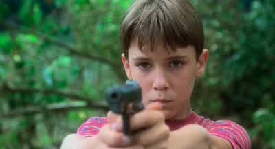 Suck my fat one, you cheap dime-store hood. - Stand by Me