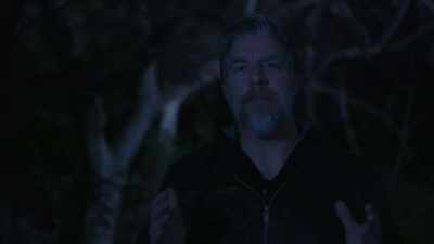 Suddenly a black,
military-like helicopter - Expedition Bigfoot