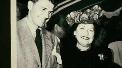 Suddenly, this hugely
powerful gossip columnist - The Reagans