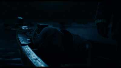 -[SUMNER GROANS]
-[HEAD THUDS ON BOAT] - The North Water