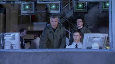 Sumner on radio:
All clear. It looks good. - Stargate Atlantis