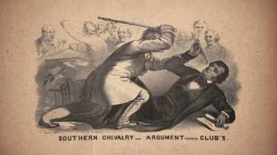 - Sumner's carried
out unconscious, - Abraham Lincoln