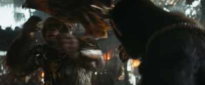 Sun Eagle does not like work
for tomorrow's ceremony. - Kingdom of the Planet of the Apes