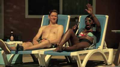 [sunbathers yelping] - Secrets of a Marine's Wife