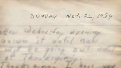 Sunday, November 26th, 1989. - The Lady and the Dale