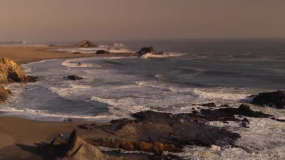Sunset over Namibia's Skeleton Coast. - Earth at Night in Color