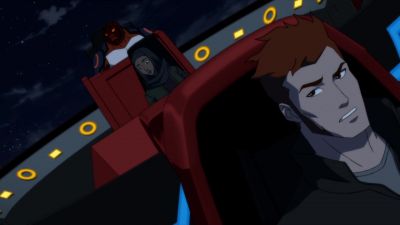 -Super-Cycle, take us down.
-(SUPER-CYCLE CHIRPS) - Young Justice