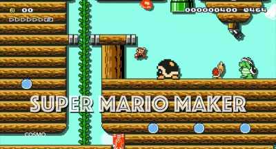 [Super Mario Maker
music playing] - Running with Speed