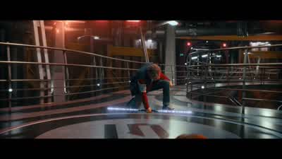 Superhero landing - The Adam Project