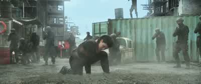 Superhero landing! - Deadpool