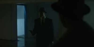 Sure.
Back on base, under arrest. - Project Blue Book