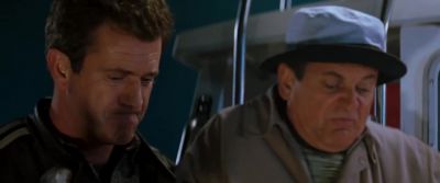 Sure getting grumpy since you found out you're gonna be a grandpa - Lethal Weapon 4