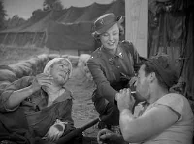Sure glad to see you, lieutenant. - Battle Circus