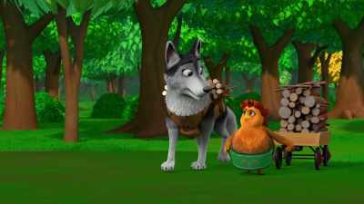 Sure, hickory's great,
but when it comes to marshmallow roasting - The Chicken Squad