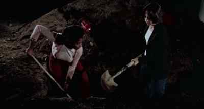 - Sure hope I'm not
diggin' my own grave. - Nurse Sherri