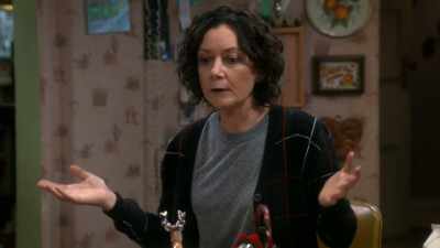 Sure, i-it's a little weird,
and -- and, yeah, - The Conners