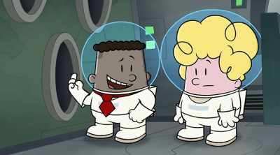 Sure, just to be safe. [snaps fingers] - The Epic Tales of Captain Underpants in Space