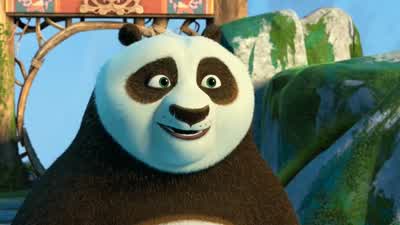Sure looks like a long ways up there. - Kung Fu Panda 3