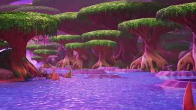 Sure, we may be stuck
with a big angry creature outside... - Star Wars: Young Jedi Adventures