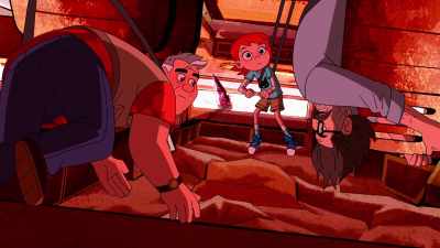 Surprise, squid face!
How's this for a present? - Ben 10 vs  the Universe: The Movie