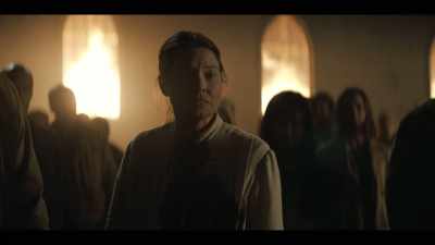 Surprised you didn't wait
till we were all inside, - Midnight Mass