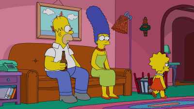 ♪ Surrender, surrender ♪ - The Simpsons: The Past and the Furious