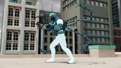 Surrender, Techno‐Pirate!
There's nowhere to run now! - Miraculous World: New York, United HeroeZ