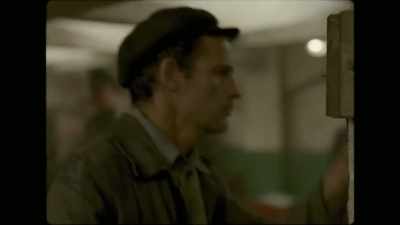 Surrounded by atrocity,
his face is blank. - The Story of Film: A New Generation