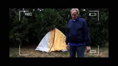 Surviving in the wilderness
is brutal, that's right. - The Tent