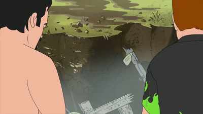 Susan, wait!
What the hell are you talking about? Gay? - Trailer Park Boys: The Animated Series