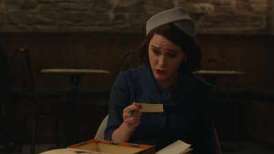 "Susie Myerson...
Personal Management." Cute. - The Marvelous Mrs. Maisel