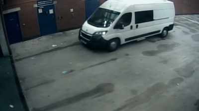 Suspected gunman Wade Cox
is brought from prison - The Detectives: Fighting Organised Crime