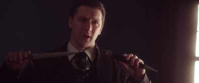 (suspenseful music continues)
(Arkwright grunting) - The Highwayman