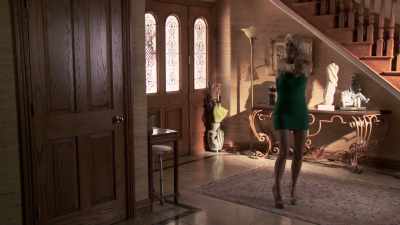 [suspenseful music continues] - Haunted Hotties
