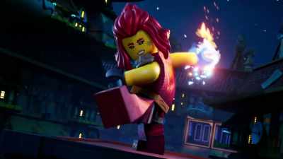 -[suspenseful music]
-[fireball whooshes] - LEGO Ninjago: Dragons Rising