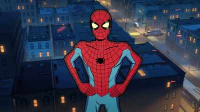 [♪ suspenseful music playing] - Your Friendly Neighborhood Spider-Man