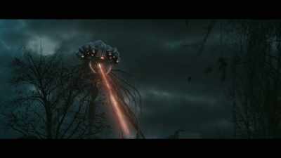 [suspenseful music playing] - War of the Worlds: The Attack